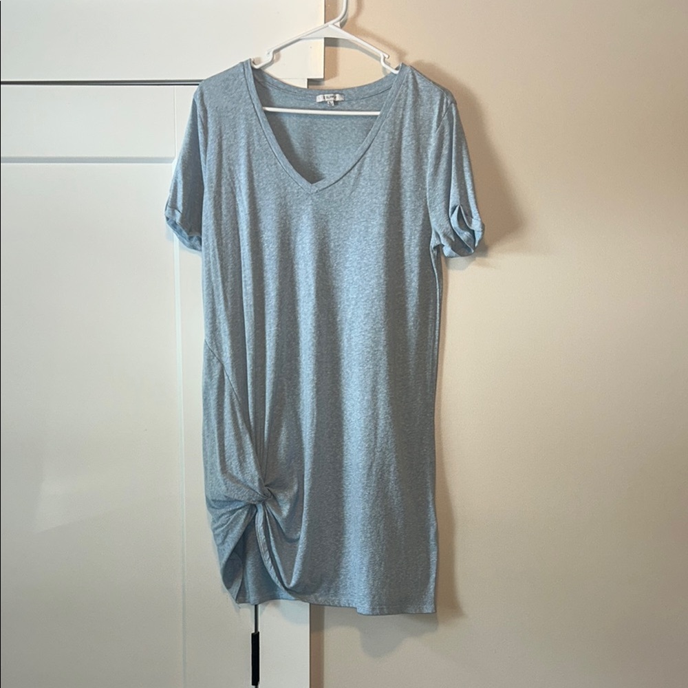 Z Supply Sky Blue V-Neck Tee